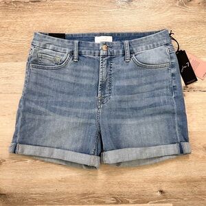 Jen 7 Women's Blue Denim Shorts
